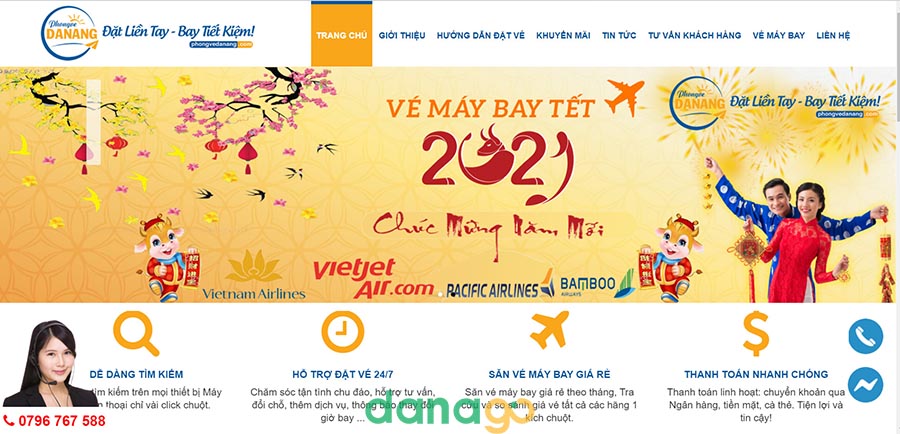 phòng vé đà nẵng