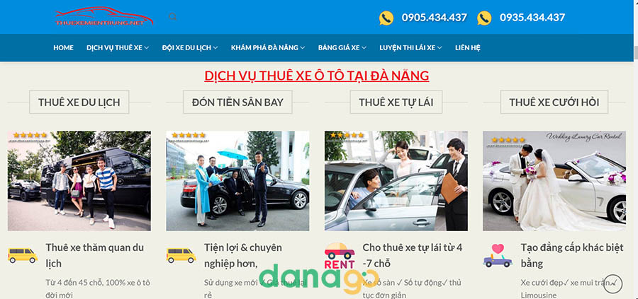dịch vụ cho thuê xe nhất phong