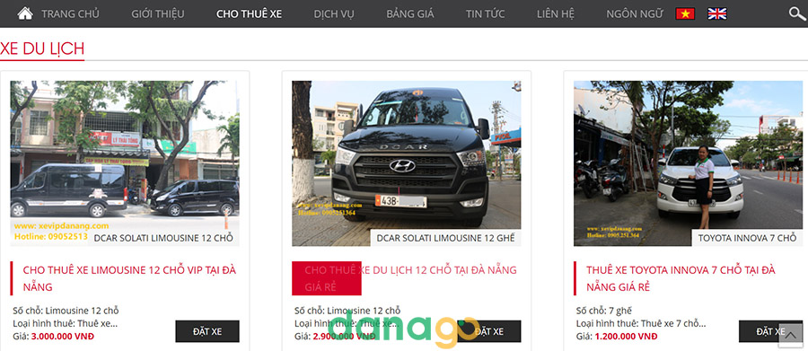 dịch vụ cho thuê xe đà giang