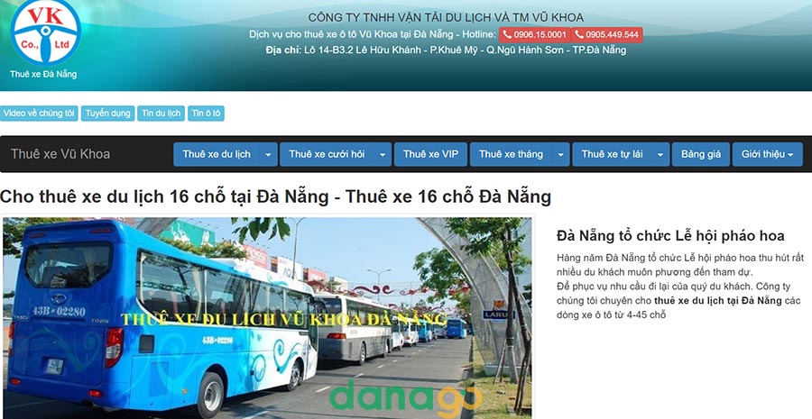 dịch vụ cho thuê xe vũ khoa